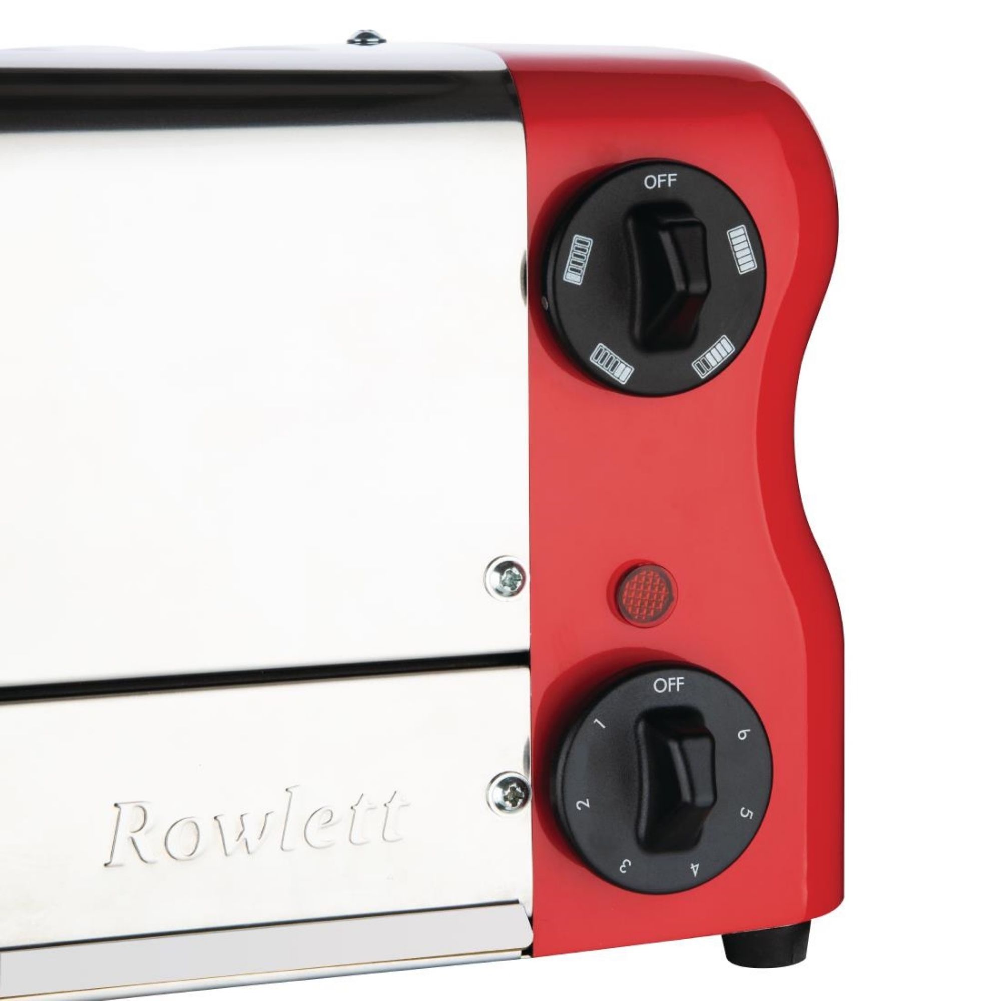 Picture of Rowlett Esprit 6 Slot Toaster Traffic Red w/2x Additional Elements & Sandwich Cage