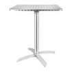 Picture of Bolero Square Flip Top Table Stainless Steel 600mm