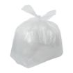 Picture of Jantex Light Duty Recycled Bin Bag 10kg 80ltr Clear (Pack of 200)