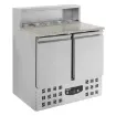 Picture of CombiSteel Pizza Preparation Counter 2 Doors with 7 Topping Unit