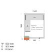 Picture of Tefcold CRPF1518 Coldroom (Cooling) H2200 x W1500 x D1800