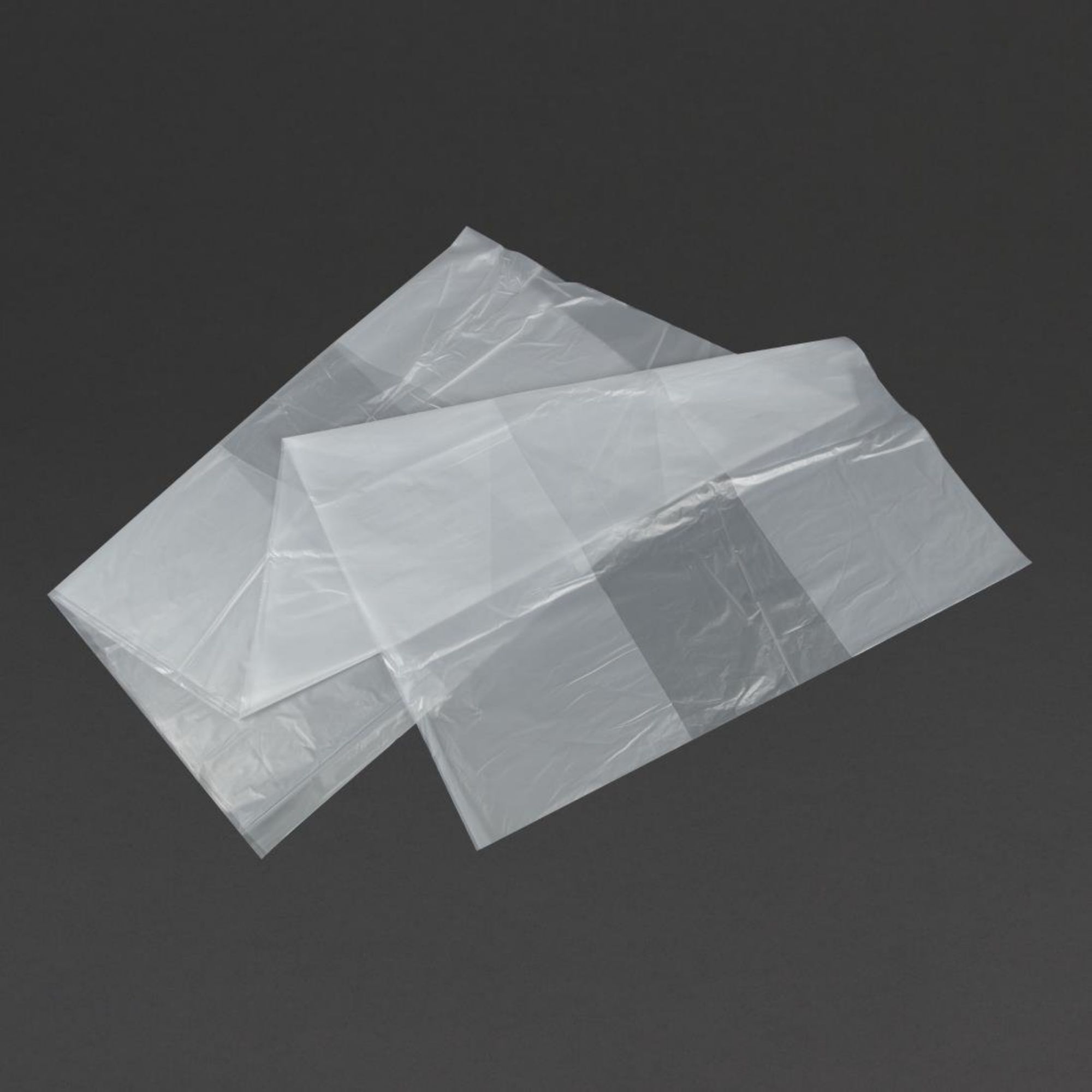 Picture of Jantex Heavy Duty Recycled Clear Bin Bags 120Ltr (100 Pack)
