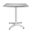 Picture of Bolero Square Stainless Steel Bistro Table 700mm