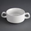 Picture of Olympia Athena Stacking Soup Bowls 160mm 290ml (Pack of 12)