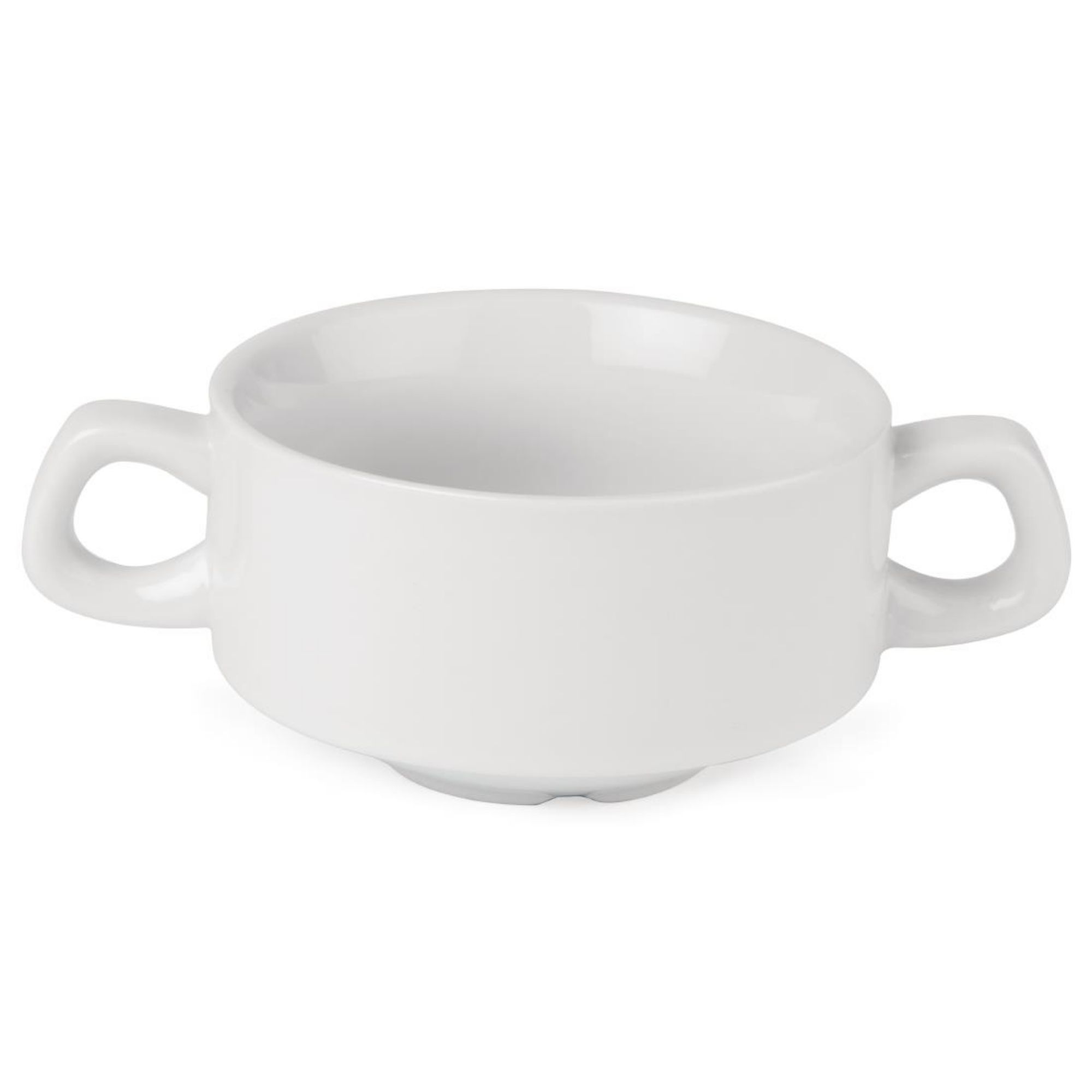 Picture of Olympia Athena Stacking Soup Bowls 160mm 290ml (Pack of 12)