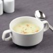 Picture of Olympia Athena Stacking Soup Bowls 160mm 290ml (Pack of 12)