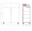 Picture of Tefcold RF1420P Gastronorm Upright Freezer