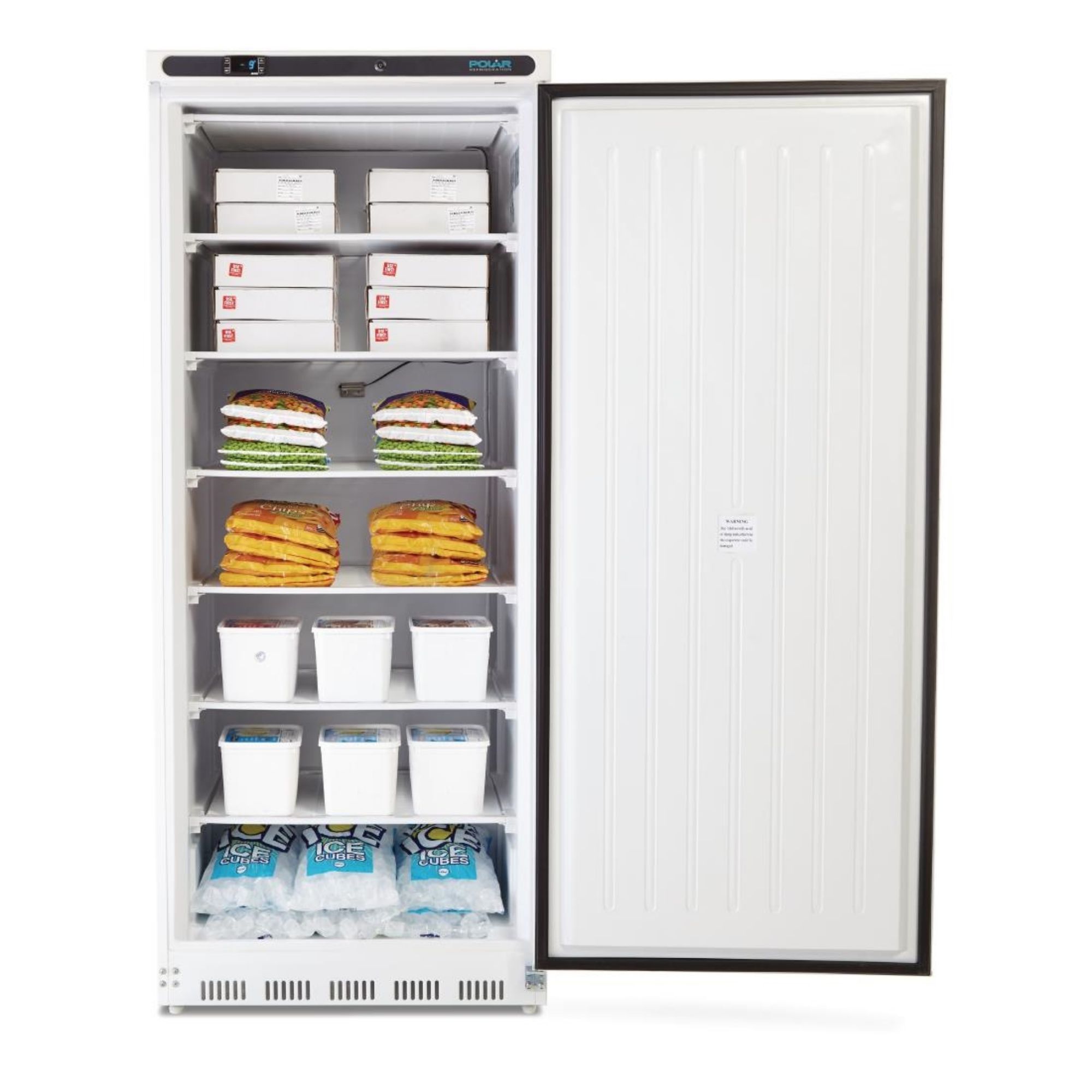 Picture of Polar C-Series Upright Freezer White 600Ltr