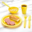 Picture of Olympia Kristallon Polycarbonate Bowls Yellow 102mm (Pack of 12)