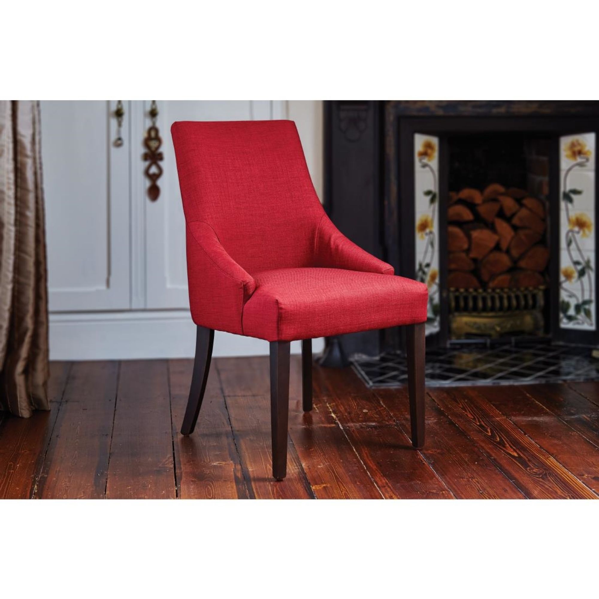 Picture of Bolero Dark Red Finesse Dining Chairs (Pack of 2)