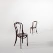 Picture of Fameg Bentwood Bistro Side Chairs Walnut Finish (Pack of 2)