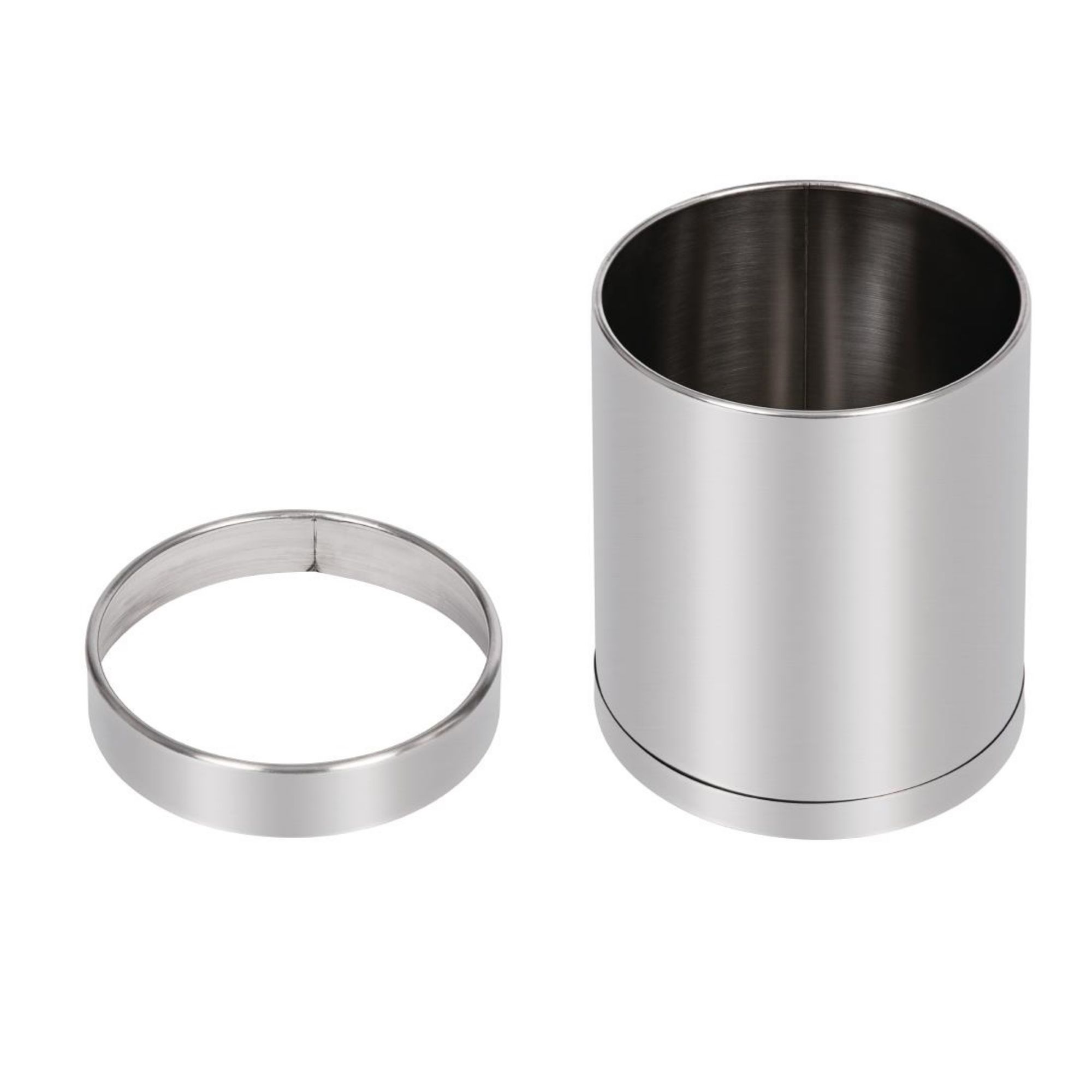 Picture of Bolero Stainless Steel Waste Paper Bin