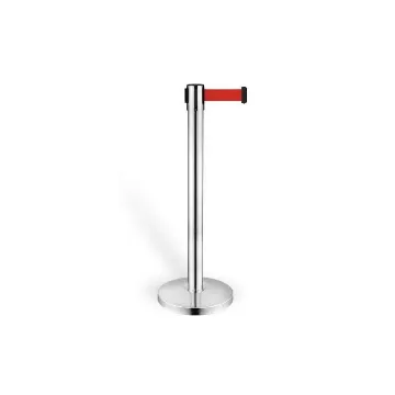 Picture of CombiSteel Retractable Belt Stanchion Stainless Steel  Set/2