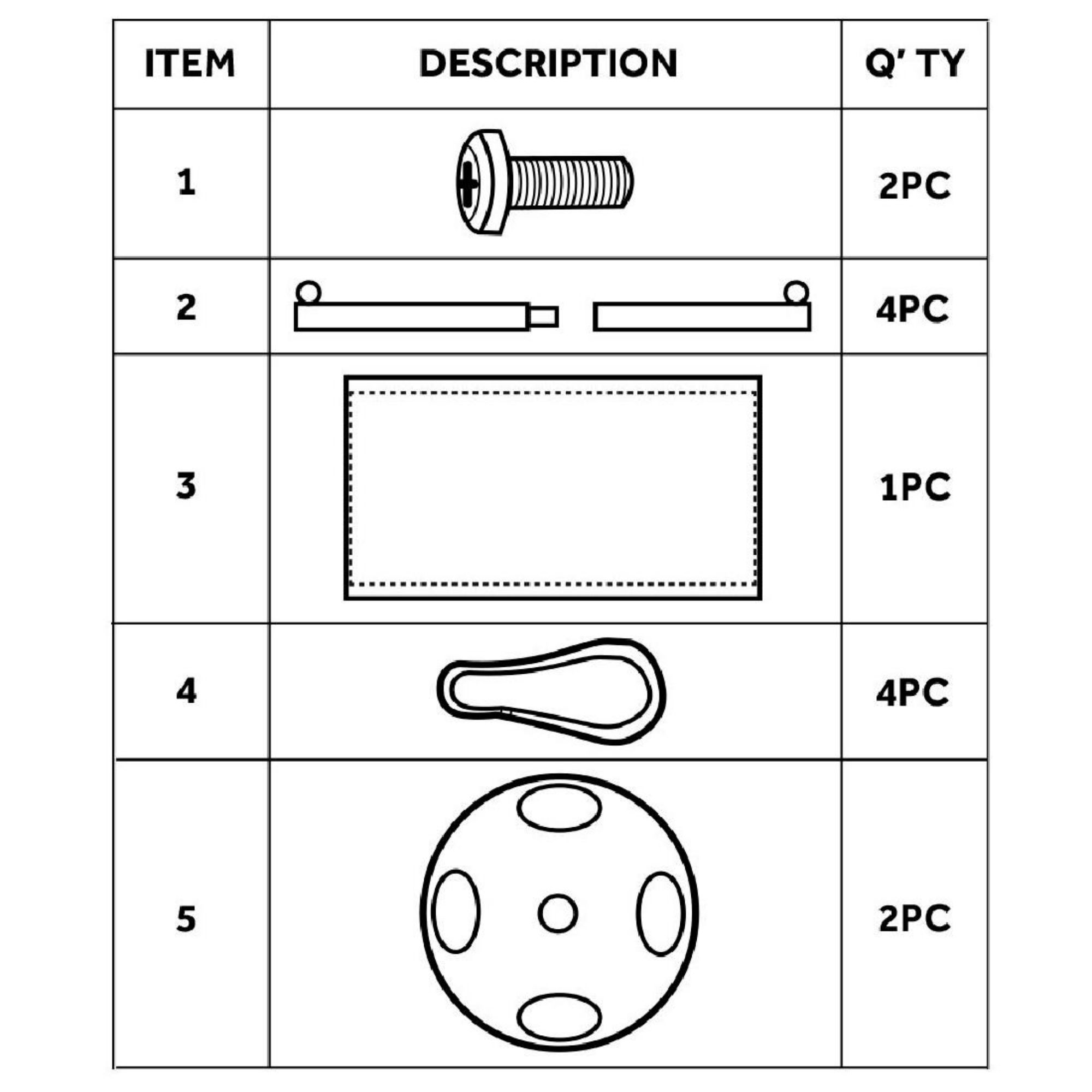 Picture of Bolero Black Canvas Barrier