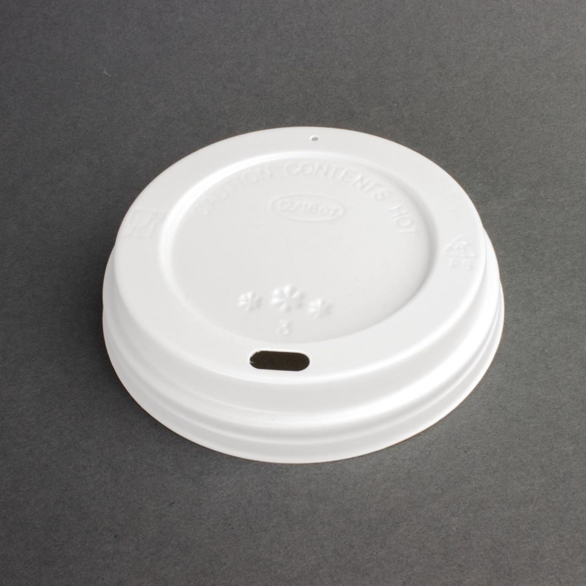 Picture of Fiesta Recyclable Coffee Cup Lids White 340ml / 12oz & 455ml / 16oz (1000 Pack)