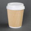 Picture of Fiesta Recyclable Coffee Cup Lids White 340ml / 12oz & 455ml / 16oz (1000 Pack)
