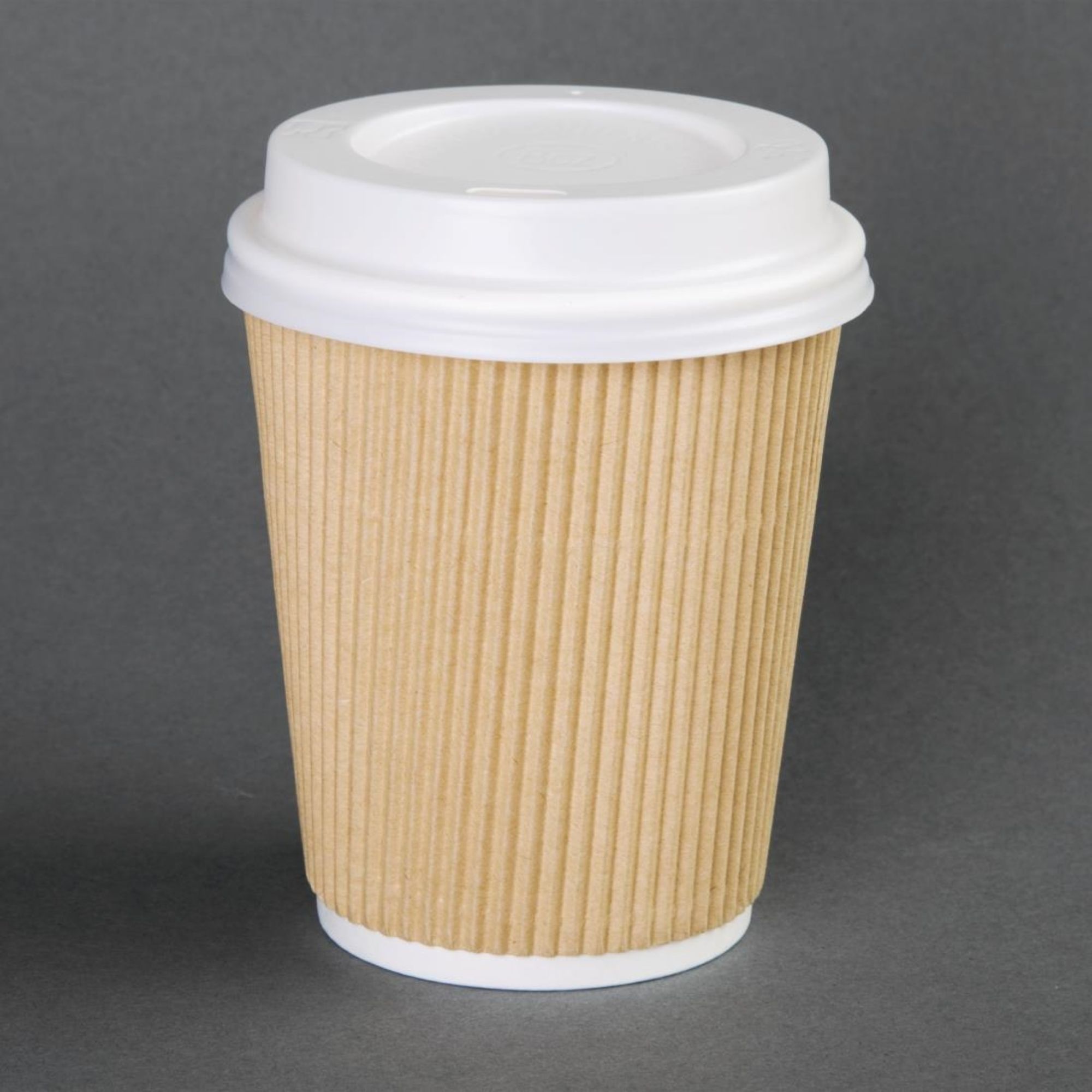 Picture of Fiesta Recyclable Coffee Cup Lids White 340ml / 12oz & 455ml / 16oz (1000 Pack)