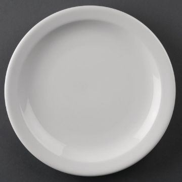 Picture of Olympia Athena Narrow Rimmed Plates 205mm (Pack of 12)
