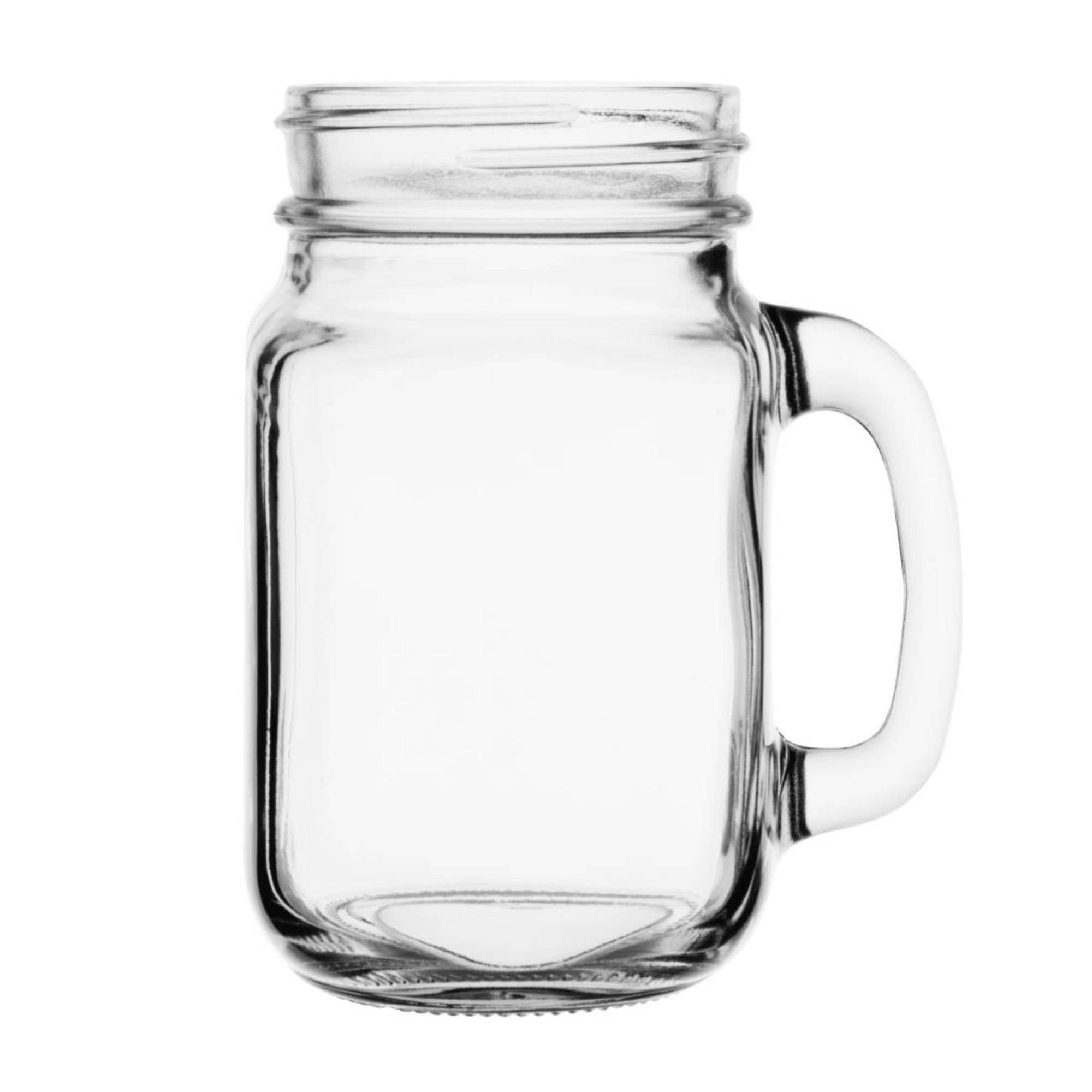 Picture of Olympia Handled Jam Jar Glasses 450ml (Pack of 12)