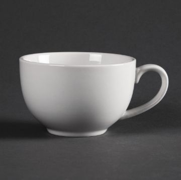 Picture of Olympia Whiteware Elegant Cups 230ml 8oz (Pack of 12)