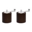Picture of Olympia Dark Wood Salt and Pepper Mill Grinder Set
