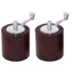 Picture of Olympia Dark Wood Salt and Pepper Mill Grinder Set