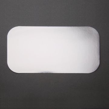 Picture of Fiesta Foil Container Waxed Lids Large (Pack of 500)