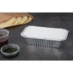 Picture of Fiesta Foil Container Waxed Lids Large (Pack of 500)
