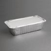 Picture of Fiesta Foil Container Waxed Lids Large (Pack of 500)