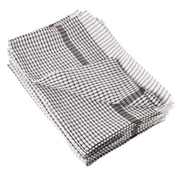 Picture of Vogue Wonderdry Tea Towels Black (Pack of 10)
