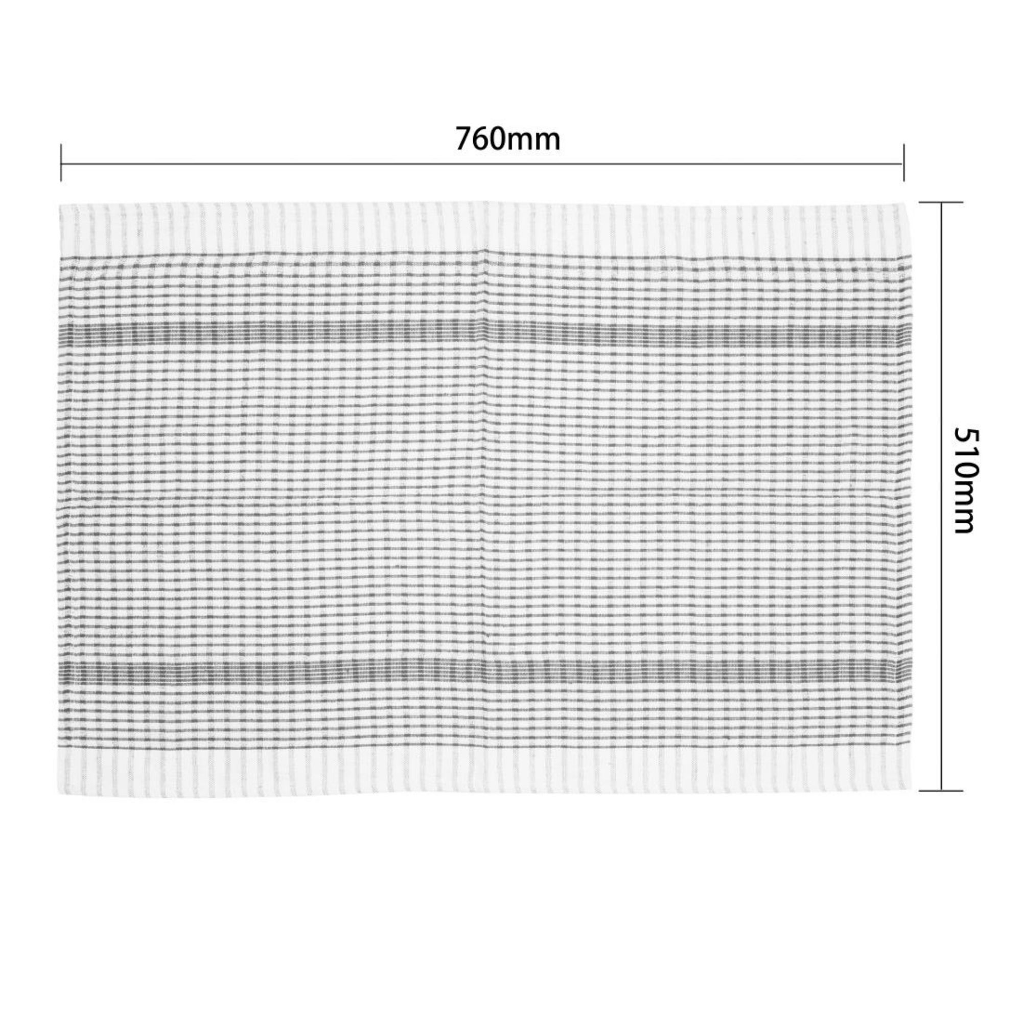 Picture of Vogue Wonderdry Tea Towels Black (Pack of 10)