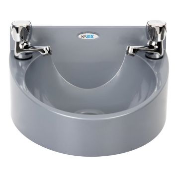 Picture of Basix Polycarbonate Hand Wash Basin Grey