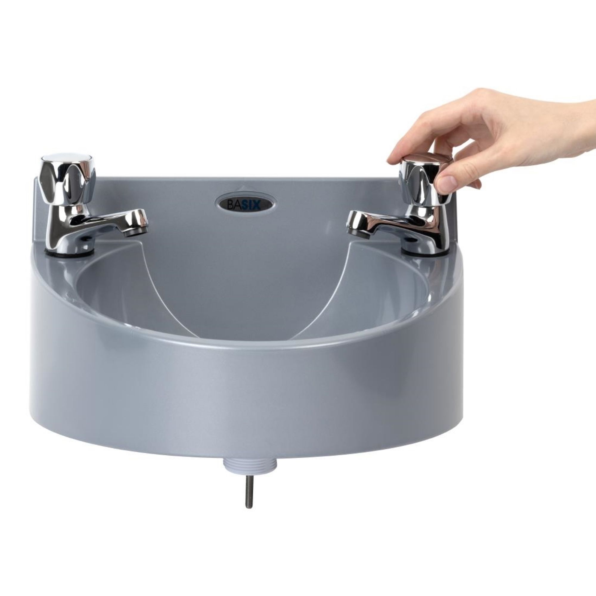 Picture of Basix Polycarbonate Hand Wash Basin Grey