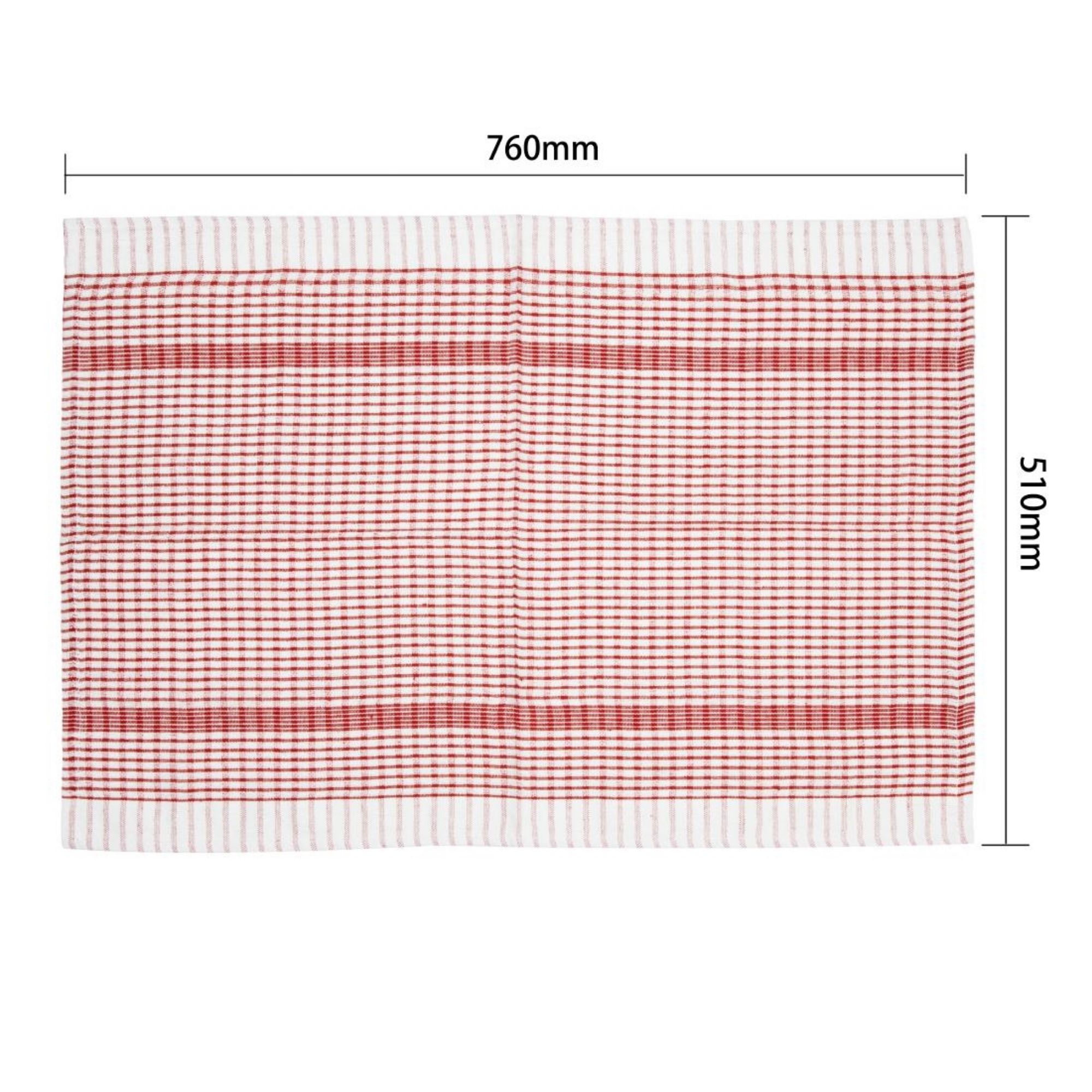 Picture of Vogue Wonderdry Red Tea Towels (Pack of 10)