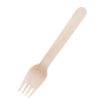 Picture of Fiesta Compostable Disposable Wooden Forks (Pack of 100)