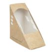 Picture of Vegware Compostable Kraft Sandwich Wedges 65mm (Pack of 500)