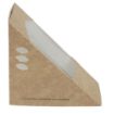 Picture of Vegware Compostable Kraft Sandwich Wedges 65mm (Pack of 500)