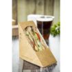 Picture of Vegware Compostable Kraft Sandwich Wedges 65mm (Pack of 500)