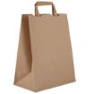 Picture of Vegware Compostable Recycled Paper Carrier Bags Large (Pack of 250)