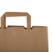 Picture of Vegware Compostable Recycled Paper Carrier Bags Large (Pack of 250)