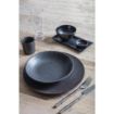 Picture of Olympia Fusion Round Black Coupe Plate 270mm (4 Pack)