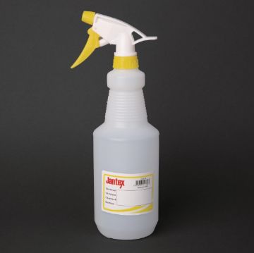 Picture of Jantex Colour-Coded Trigger Spray Bottle Yellow 750ml