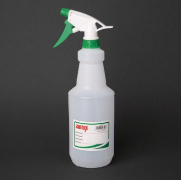 Picture of Jantex Colour-Coded Trigger Spray Bottle Green 750ml