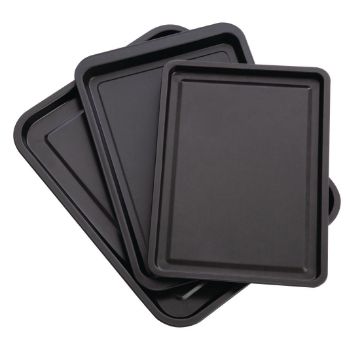 Picture of Nisbets Essentials Non Stick Baking Trays (Pack of 3)