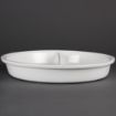 Picture of Olympia Whiteware Divided Round Dish 3.5Ltr 123.1oz
