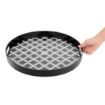 Picture of Olympia Kristallon Polycarbonate Round Non Slip Tray with Handles 405mm - DP666