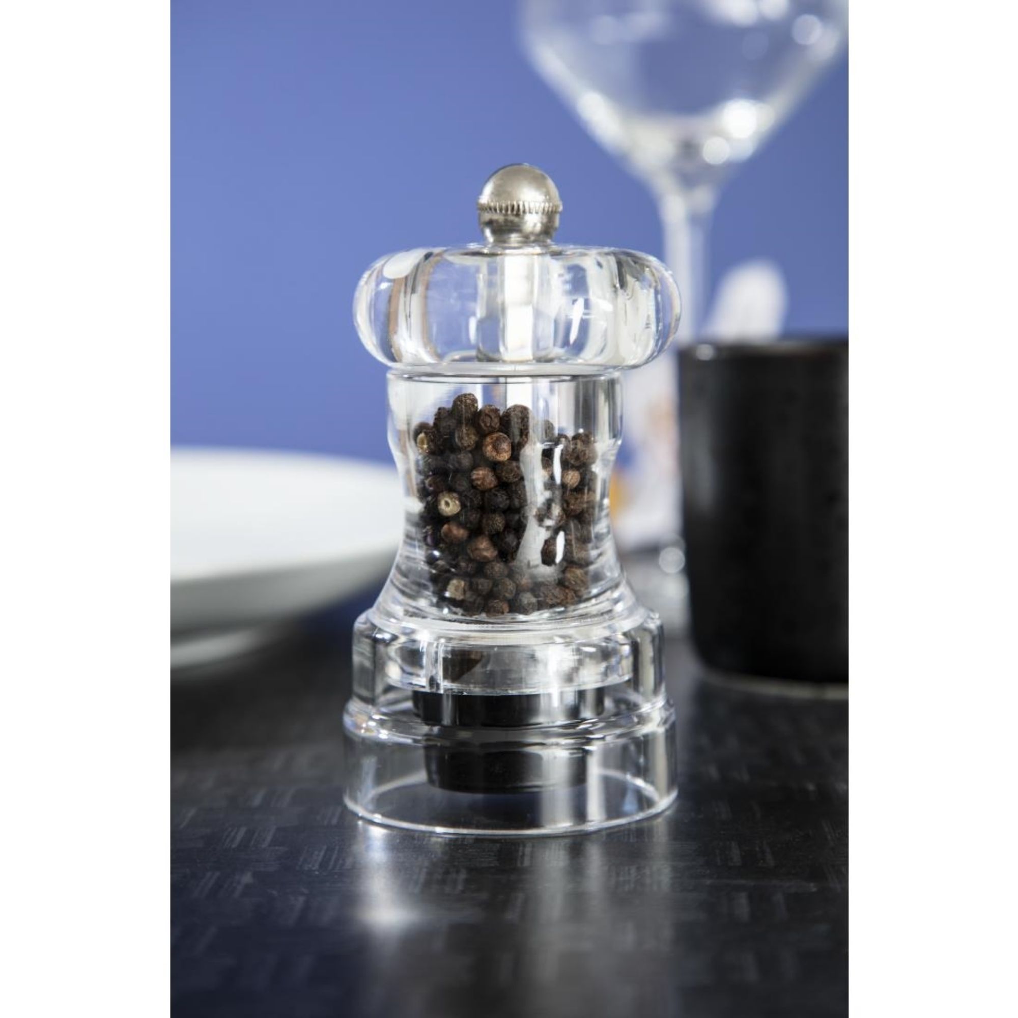 Picture of Olympia Acrylic Salt and Pepper Mill 102mm