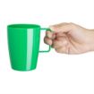 Picture of Olympia Kristallon Polypropylene Handled Beakers Green 348.7ml (12 pack)