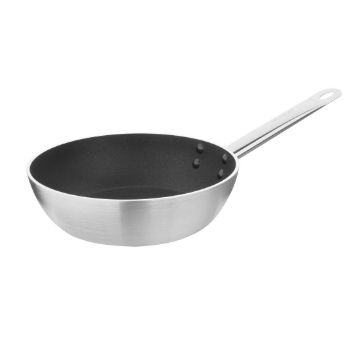 Picture of Vogue Aluminium Non-Stick Induction Flared Sauté Pan 24cm