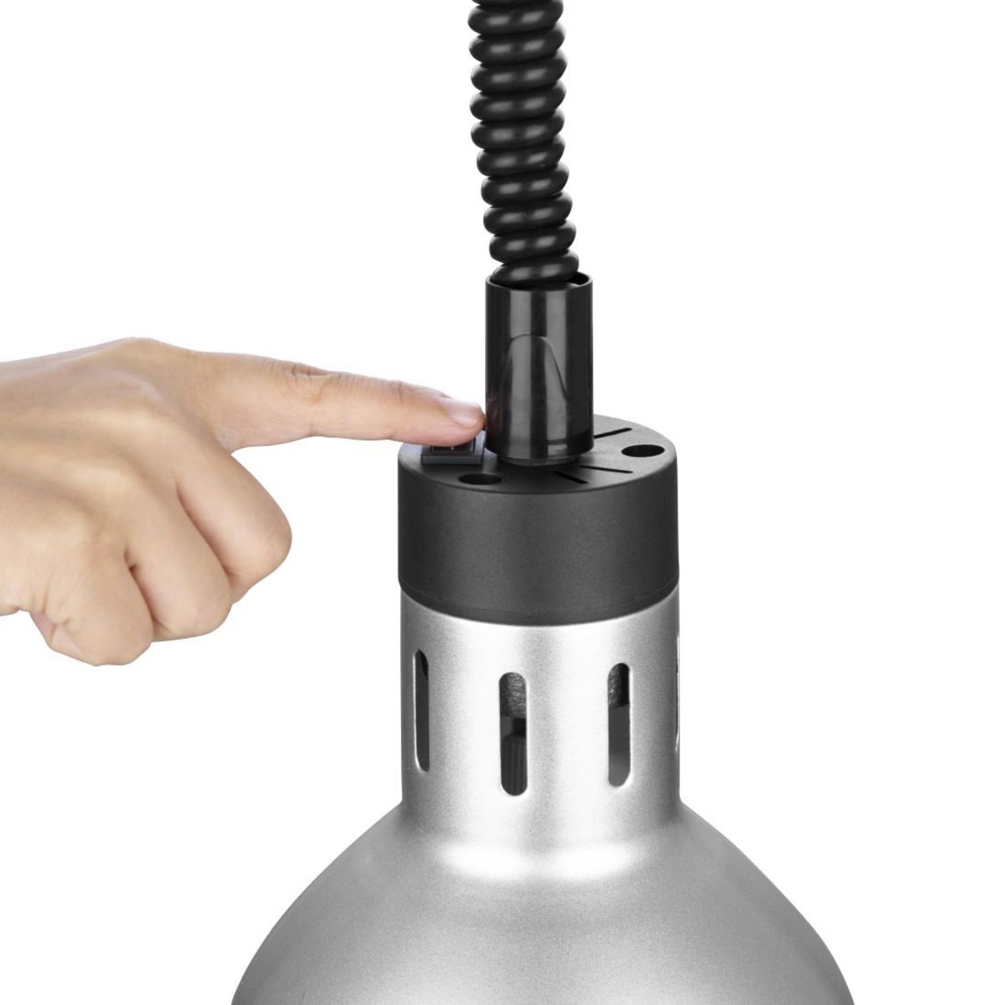 Picture of Buffalo Retractable Heat Shade Silver Finish